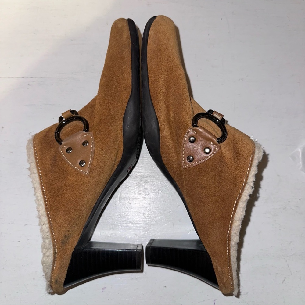 Aerosoles Cinch Shearly Leather Upper Clog Slip On - Picture 5 of 10